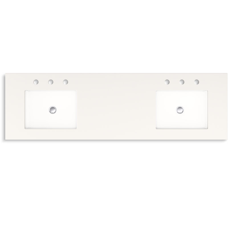 Hearthaven 60-In Bathroom Vanity Set, Slate Gray