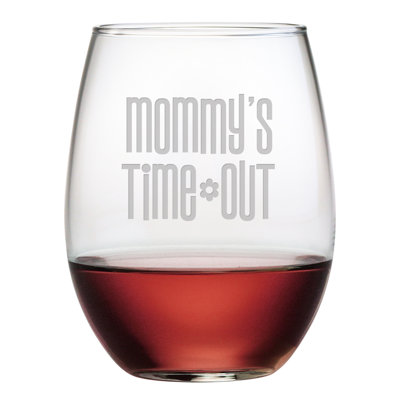 Mommy's Time Out 21oz. Wine Glass Set
