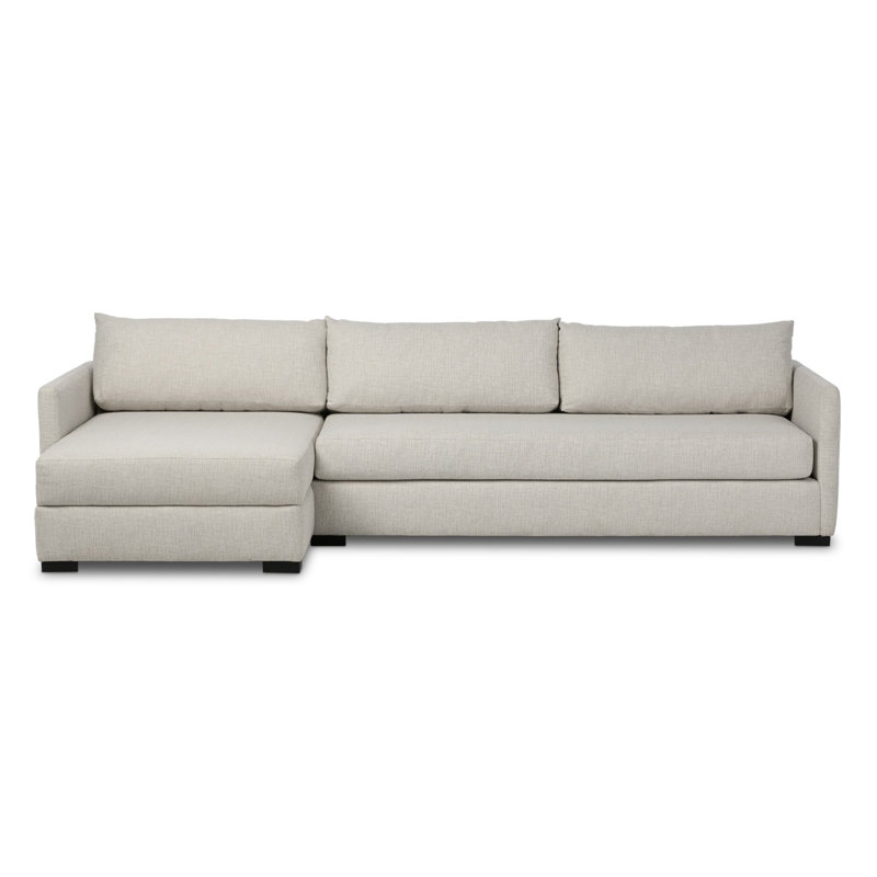 Wickham Chaise Sectional, 35" H x 126.5" W x 61" D, Left Arm Facing