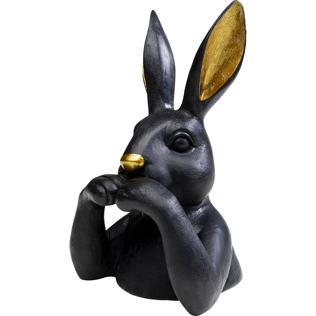 Deko Figur Sweet Rabbit Schwarz