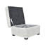 62cm Wide Tufted Square No Pattern Footstool Ottoman with Storage-1739975155