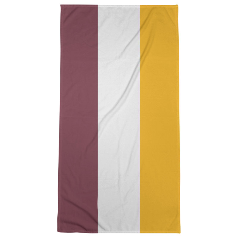 Cotton Blend Beach Towel, Off White