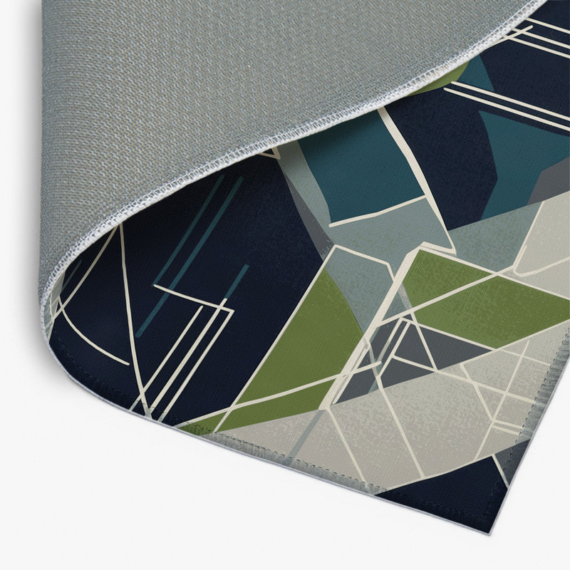 Tapis intérieur et extérieur Void Horizon, Rectangle 1 pi 6 po x 2 pi 6 po