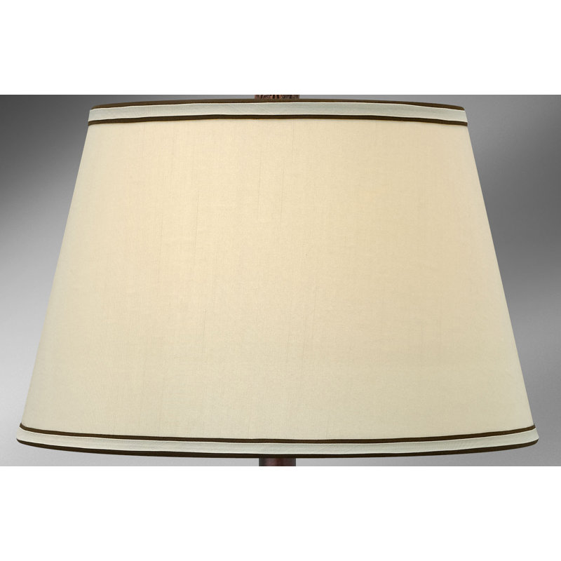 Abat-jour cloche en lin 17 po (araignée) crème