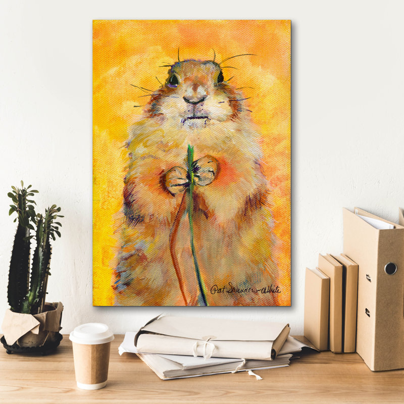  «Ciblage» par Pat Saunders, art mural en toile blanche, 18 po x 26 po, H 26 po x l 18 po