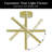 Free Form LED Ceiling Light Fixture - Dimmable & Customizable, Semi-Flush Mount Ceiling Light With Adjustable Light Bars, Energy Efficient LED Light-468792144