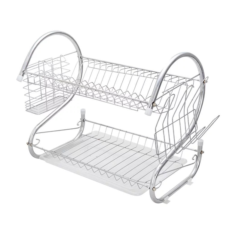 Zimtown Kitchen Dish Cup Drying Rack Bowl Rack Holder Sink Drainer