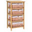 Moises 40cm W Wood Shelving Unit