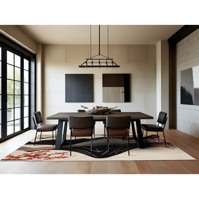 Twilight Blossom Rug, Square 7'