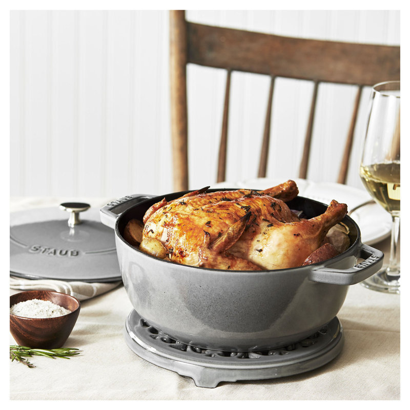 Cast Iron 3.8-qt Essential French Oven, Graphite Gray