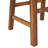 Walnut Counter Height Stools - Rustic , Space Conscious  2 Small Area Dining Stools, Surface Finish