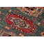 Southwestern Kelson Howard Green/Red Wool Rug - 4'2'' X 5'11''
