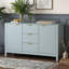 Buffet en bois avec tiroirs, tablettes et portes-132945174