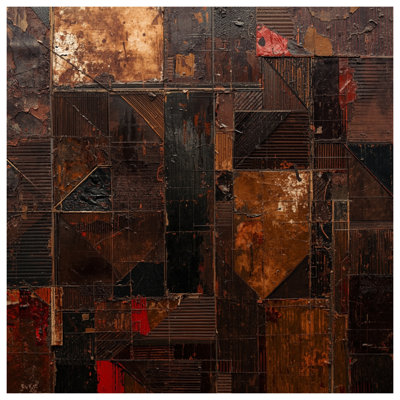 Couvertures à texture de métal rustique