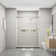 Frameless Sliding Glass Shower Doors 60" Width X 76"Height With 3/8"(10Mm) Clear Tempered Glass