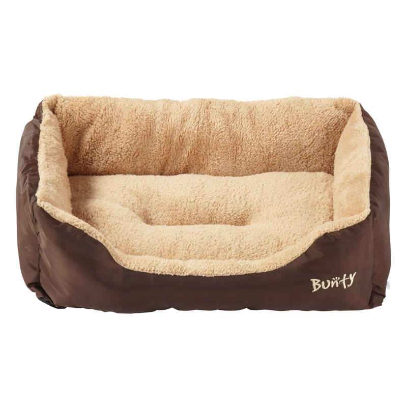 Bacup Polyester Pet Bed, Cream, Medium (61 cm L x 48 cm W)