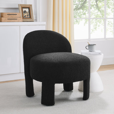 Chaise d'appoint rembourrée Leif