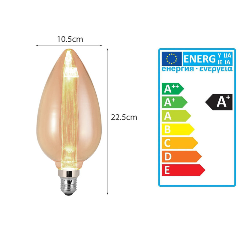 E27 Vintage Edison Light Bulb 3W  Filament Bulb