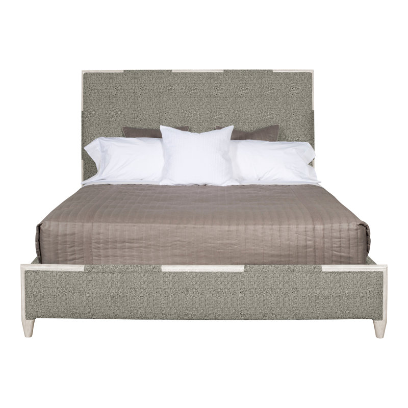 Thom Filicia Home Chatfield King Bed, Tuck Graphite, Casa Blanca
