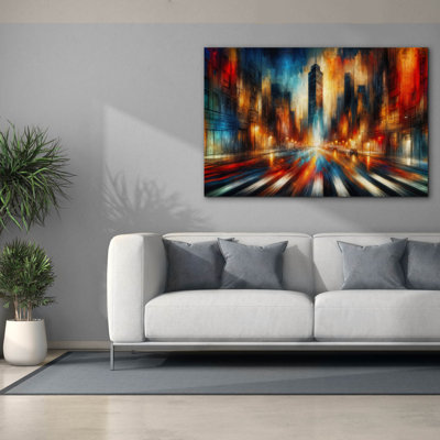 Epic Graffiti 'Urban Abstract 5' by Rey Klimt Canvas Wall Art, 60" x 40"