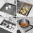 30-Inch Undermount Stainless Steel Single Bowl Kitchen Sink With Ledge Workstation And Sound-Dampening Technology