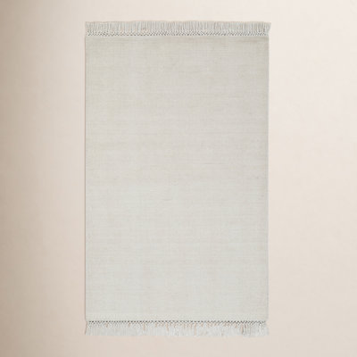 Liska White Hand-Loomed Rug