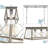 Oisin 5-Light Galvanized Kitchen Island Rectangle Chandelier-1697776753-1629923953