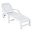 Chaise longue d'extérieur réglable à roulettes Mistry-951083318