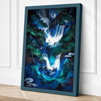 Luminous Hands Cosmic Fantasy & Sci-Fi 1 Piece Wrapped Canvas Wall Art