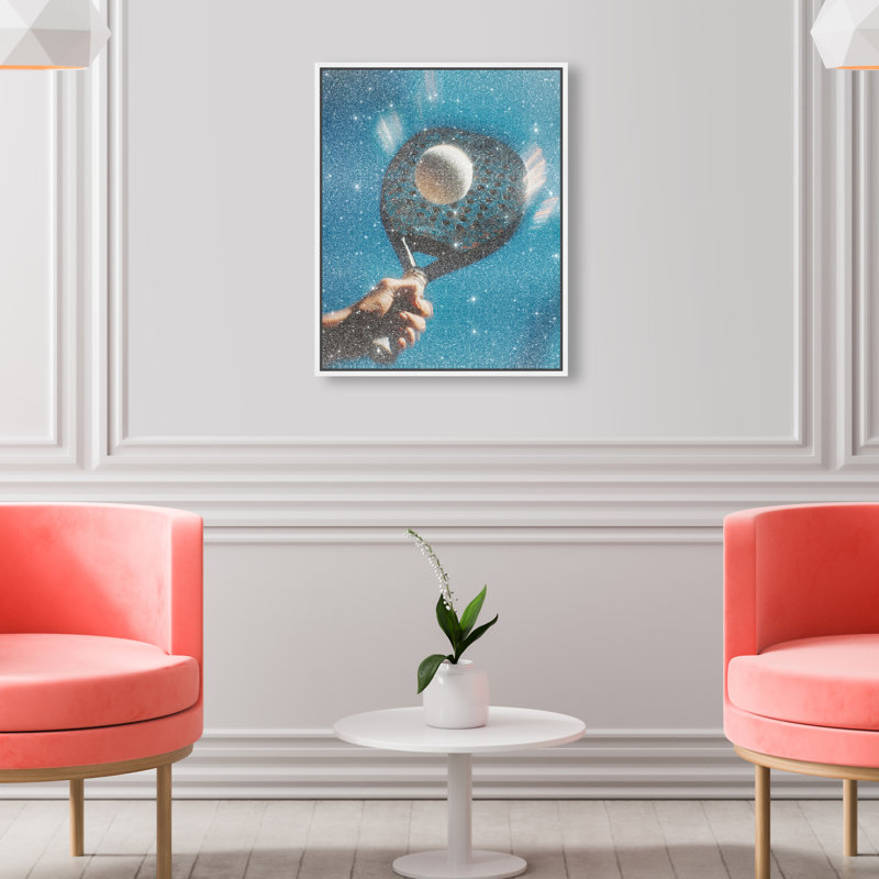 Instant Momentum Print by Oliver Gal, 21"H x 17"W, White Floater Frame