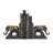 Nolley Ornate Elephant Non Skid Bookends