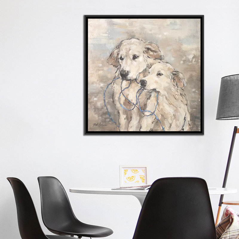 « family », reproduction sur toile, H 18 po x l 18 po x P 1,5 po, Toile avec cadre noir, Pas de tapis