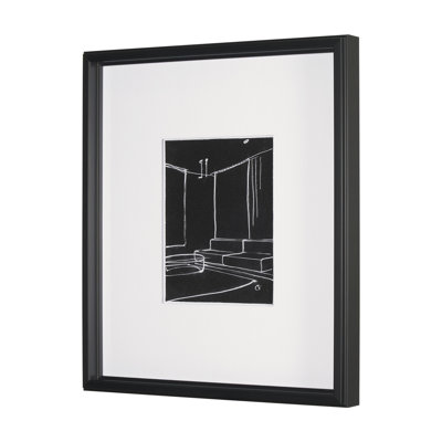 Oladis croquis IV par Studio, reproduction d'art encadrée à la main emmêlée sous verre