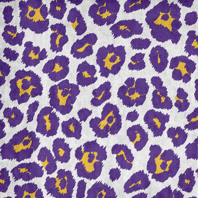 Lucida Bath Towel, Polyester/Cotton Blend, White/Gold/Purple