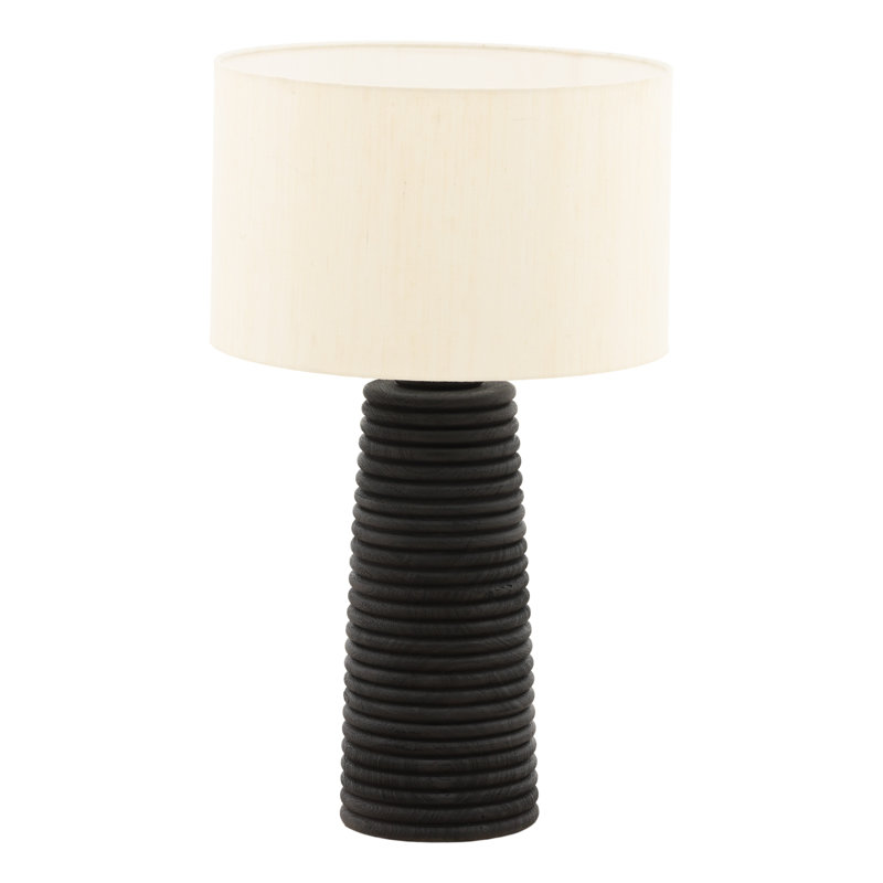 Lampe de table khan - noir