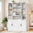 74.8'' H Storage Bookcase With 10 Open Shelves-797579568