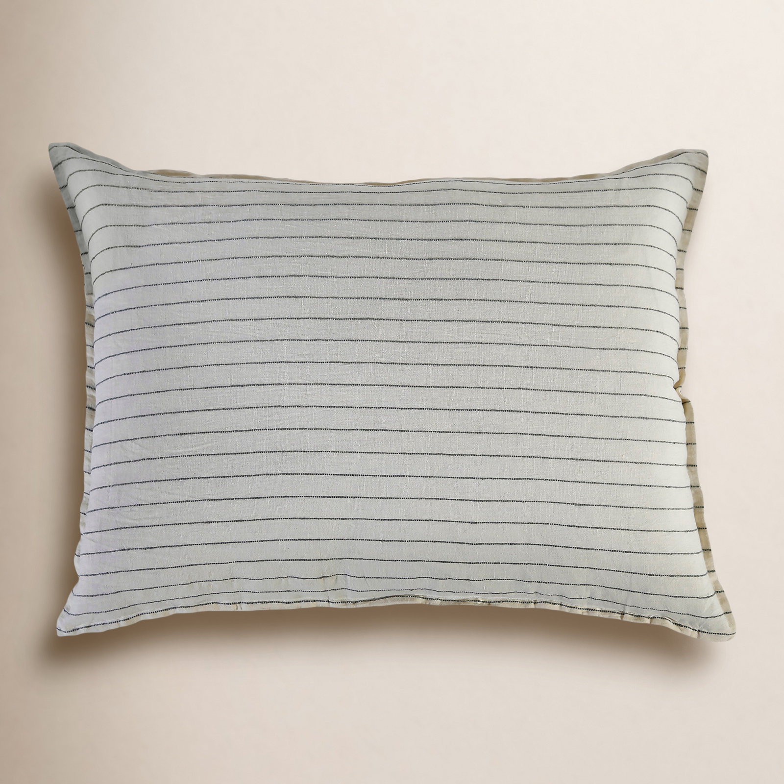 Blake Collection Big Pillow (28" X 36"), Cream/Gray