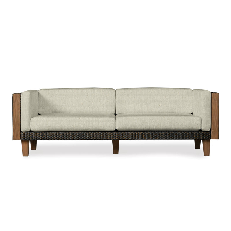 Catalina Outdoor 3 - Seat Patio Sofa, Mink, Sandberg Pewter