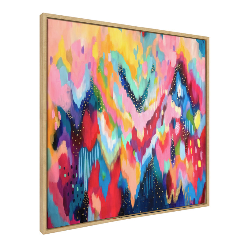 Reproduction d'art sur toile encadrée "Ev Brushstroke 100" par Jessi Raulet d'Ettavee
