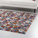 Modway Arisa ful Geometric Hexagon Mosaic Area Rug