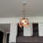 1-light Dimmable Rose Chandelier