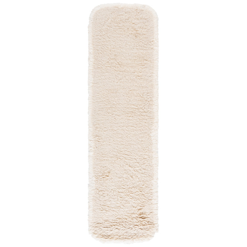 Casablanca 475 Hand Woven Wool Pile Solid Color Rug, Runner 2'3" x 8'