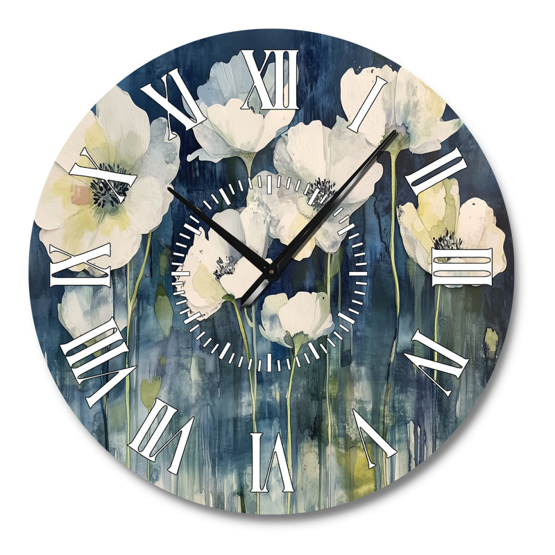 Horloge murale Spring Garden Explosion - Floral, Grand