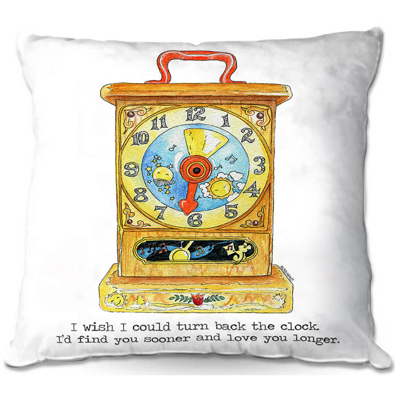 Reversible Throw Pillow, 16" x 16"