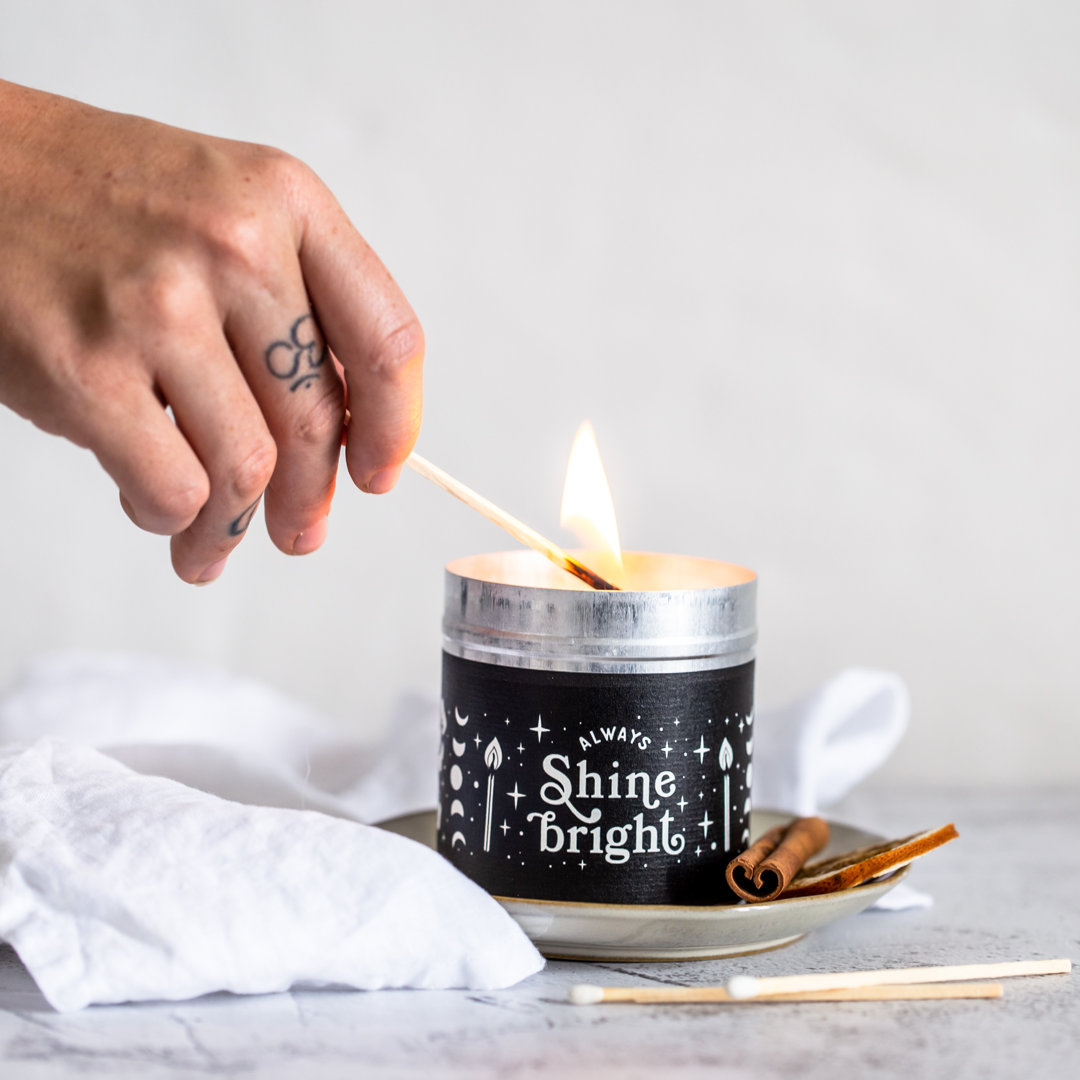 Cinnamon and Spices Scented Jar Candle