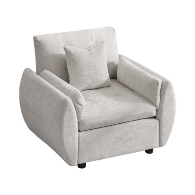 Accent Chair with Ottoman Set