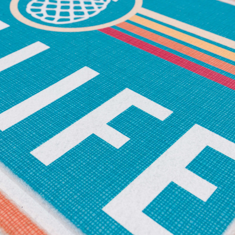 Tapis d'extérieur en caoutchouc recyclé Salt Life