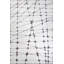 Tapis décoratif blanc à base géométrique tissé noir-289658877