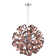 Ailis 12 - Light Dimmable Sphere Chandelier