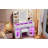 43.2" Vanity Desk With LED Mirror And Lights-871483617